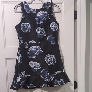 Gianni Bini Black and White Fit and Flare Dress